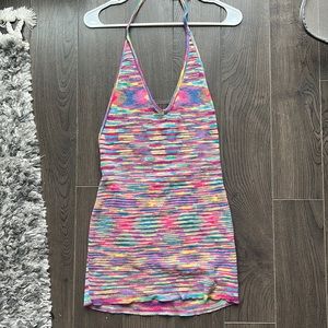 VRG GRL rainbow knit dress
